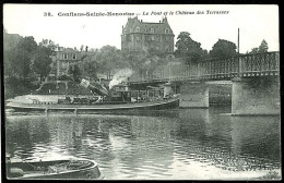78 - T2239CPA - CONFLANS SAINTE HONORINE - Le Pont Et Le Château Des Terrasses - Parfait état - YVELINES - Conflans Saint Honorine