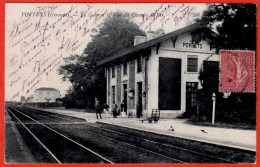 33 - T26733CPA - PORTETS - La Gare Et La Voie Du Chemin De Fer - Très Bon état - GIRONDE - Other & Unclassified