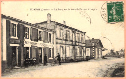 33 - B28207CPA - BIGANOS - Bourg Sur Route De Facture à Lesparre - Restaurant De La Perdrix - Très Bon état - GIRONDE - Autres & Non Classés