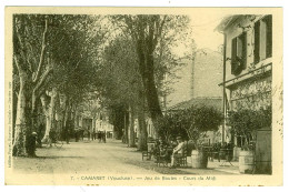 84 - T3284CPSM - CAMARET - Jeu De Boules - Cours Du Midi (Café Du SIECLE) - Très Bon état - VAUCLUSE - Camaret Sur Aigues