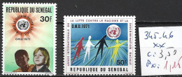 SENEGAL 345-46 ** Côte 3.50 € - Senegal (1960-...)