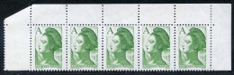 REF093 > FRANCE < Yv N° 2423g * * Bde De 5 Avec 4 Sans Pho Et Pho à Droite Neuf Luxe Dos Visible - MNH * * Cote 32 € - Gebraucht