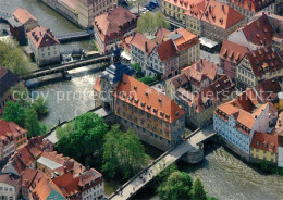 73031313 Bamberg Fliegeraufnahme Weltkulturerbe Altes Rathaus Bamberg - Bamberg