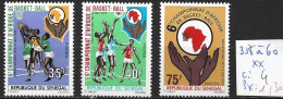 SENEGAL 358 à 60 ** Côte 4 € - Senegal (1960-...)