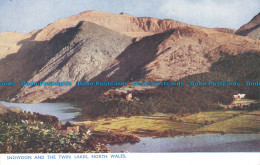 R076647 Snowdon And The Twin Lakes. North Wales. Photochrom - Monde