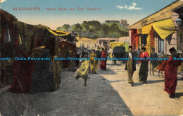 R074972 Alexandria. Native Bazar Near Fort Napoleon. The Cairo Post Card Trust. - Monde