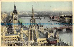 R075755 Unique View Of The Houses Of Parliament County Hall And Westminster Brid - Monde
