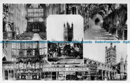 R075763 Gloucester Cathedral. Frith. Multi View - Monde