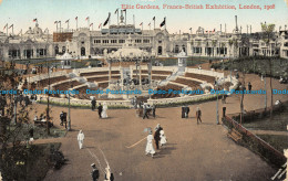 R076668 Elite Gardens. Franco British Exhibition. London. 1908. Valentine. Offic - Andere & Zonder Classificatie