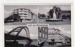 39062008 - Duisburg Rheinhausen Mit 4 Abbildungen Gelaufen, Mit Marke Und Stempel Von 1956. Gute Erhaltung. - Duisburg