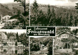 73030691 Frauenwald Thueringen Traenkbachtal Lenkgrund Milchbar Panorama Frauenw - Other & Unclassified