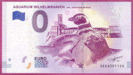 0-Euro XEEA 2018-1 AQUARIUM WILHELMSHAVEN INKL. URZEITMEER-MUSEUM - Essais Privés / Non-officiels