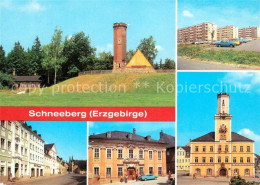 73030546 Schneeberg Erzgebirge Kellberg Ernst Schneller Platz Museum Rathaus Sch - Andere & Zonder Classificatie