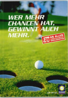 10010908 - Sport/Spiel-Golf Werbung Merkur Versicherung - Andere & Zonder Classificatie