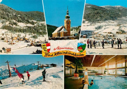 73030451 Bad Kleinkirchheim Kaernten Thermalbad Kirche Skischule Eisplatz Rodelb - Andere & Zonder Classificatie