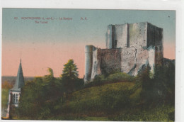 42. MONTRICHARD .  LE DONJON  .  CARTE COLORISEE NON ECRITE - Montrichard