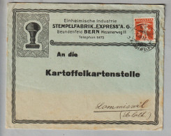 CH Tellknabe 1918-03-01 Bern Auf Illustriertem Brief Nach Lommiswil - Storia Postale