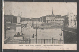 Torino - Piazza Vittorio Emanuele I Vista Dalla Gran Madre Di Dio - Places