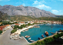 73030155 Makarska Dalmatien Panorama Bootshafen Makarska Dalmatien - Croazia