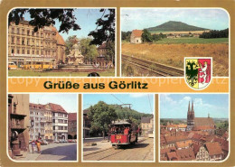 73030042 Goerlitz Sachsen Zierbrunnen Platz Der Befreiung Landeskrone Altstadt V - Goerlitz