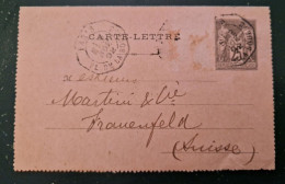 LETTRE SAGE OBL. LEVEE EXCEPTIONNELLE PARIS E PLACE DE LA BOURSE / MIXTE / RR!! - 1877-1920: Semi Modern Period