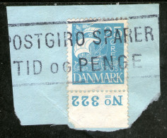 Denmark 1927 Mi. 170,Y&T#183,cut Squer, 25 Ø Karavelle,as Scan - Oblitérés