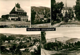 73028159 Neuhausen Erzgebirge Schloss Panorama Schwartenberg Neuhausen Erzgebirg - Neuhausen (Erzgeb.)