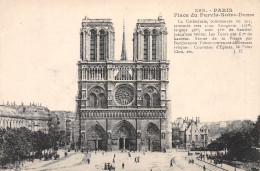 75-PARIS PLACE DE PARVIS NOTRE DAME-N°3817-E/0331 - Autres & Non Classés