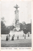 75-PARIS MONEUMENT DE GAMBETTA-N°3819-E/0065 - Andere & Zonder Classificatie