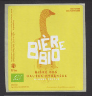 Etiquette De Bière Bio  -  La Mortelle  -  Brasserie  L'Aoucataise  à  Arreau   (65) - Beer