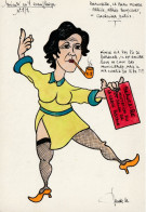 CPM (30) NÎMES BEAUCAIRE Caricature Georgina DUFOIX Ministre Socialiste Tirage Limité RARE LARDIE / JIHEL - Lenzi