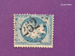 Timbre N° 22 Avec Oblitération Gros Chiffre - 1862 Napoleon III