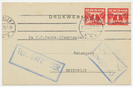 Haarlem - Beverwijk 1925 - Onbekend - Terug Afzender - Non Classés