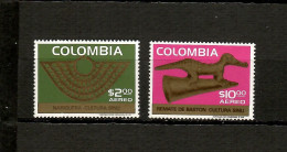 Colombia   1975  .-   Y&T  Nº   590/91   Aéreo   ** - Colombia