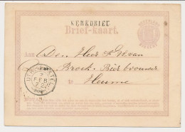 Kerkdriel - Trein Takjestempel Utrecht - Boxtel 1872 - Storia Postale