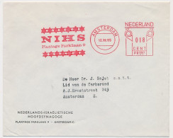 Meter Cover Netherlands 1965 NIHS - Dutch-Israeli Head Synagogue - Amsterdam - Unclassified