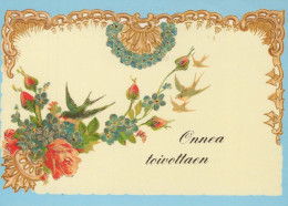 FLOWERS Vintage Ansichtskarte Postkarte CPSM #PBZ852.DE - Blumen