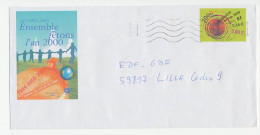 Postal Stationery / PAP France 2000 Dance - Globe - Horlogerie