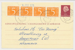 Verhuiskaart G. 36 Duitsland - Veldpost Utrecht - Uit Buitenland - Postal Stationery