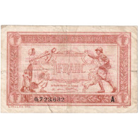 France, 1 Franc, 1917, O.723.632, TB+ - 1917-1919 Army Treasury