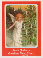 ENGEL WEIHNACHTSFERIEN Feiern & Feste Vintage Ansichtskarte Postkarte CPSM #PAJ255.DE - Angeli