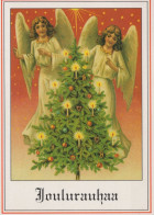 ENGEL WEIHNACHTSFERIEN Feiern & Feste Vintage Ansichtskarte Postkarte CPSM #PAH499.DE - Angeli