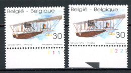 BE  2545  XX   ----  Avions Anciens   --  N° De Planche 1 Et 2 - 1991-2000