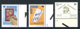 BE  2445 - 2447  XX   ----  Métiers De Prestige   --  N° De Planche 2 - 1991-2000