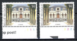 BE  2380  XX   ---- Pour Le Tourisme  --  N° De Planche 1 Et 2 - 1981-1990