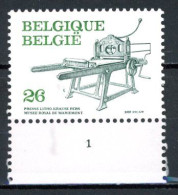 BE  2311  XX   ----  Imprimerie  --  N° De Planche 1 - 1981-1990