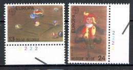 BE  2323 - 2324  XX   ----  Europa : Jeux D'enfants  --  N° De Planche 2 - 1981-1990