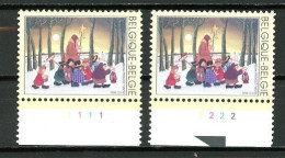 BE  2790  XX   ---- Noël Et Nouvel An  --  Pl.  1 Et 2 - 1991-2000
