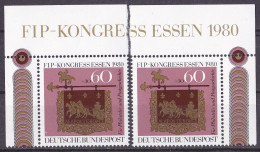 BRD 1980 Mi. Nr. 1065 **/MNH Eckrandpaar Oben Links/rechts (BRD1-5) - Ungebraucht