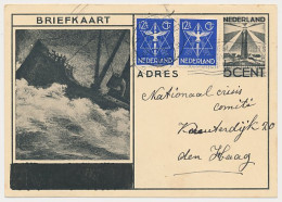 Briefkaart G. 234 / Bijfr. T.b.v. Radioprijsvraag - Hilversum - Ganzsachen